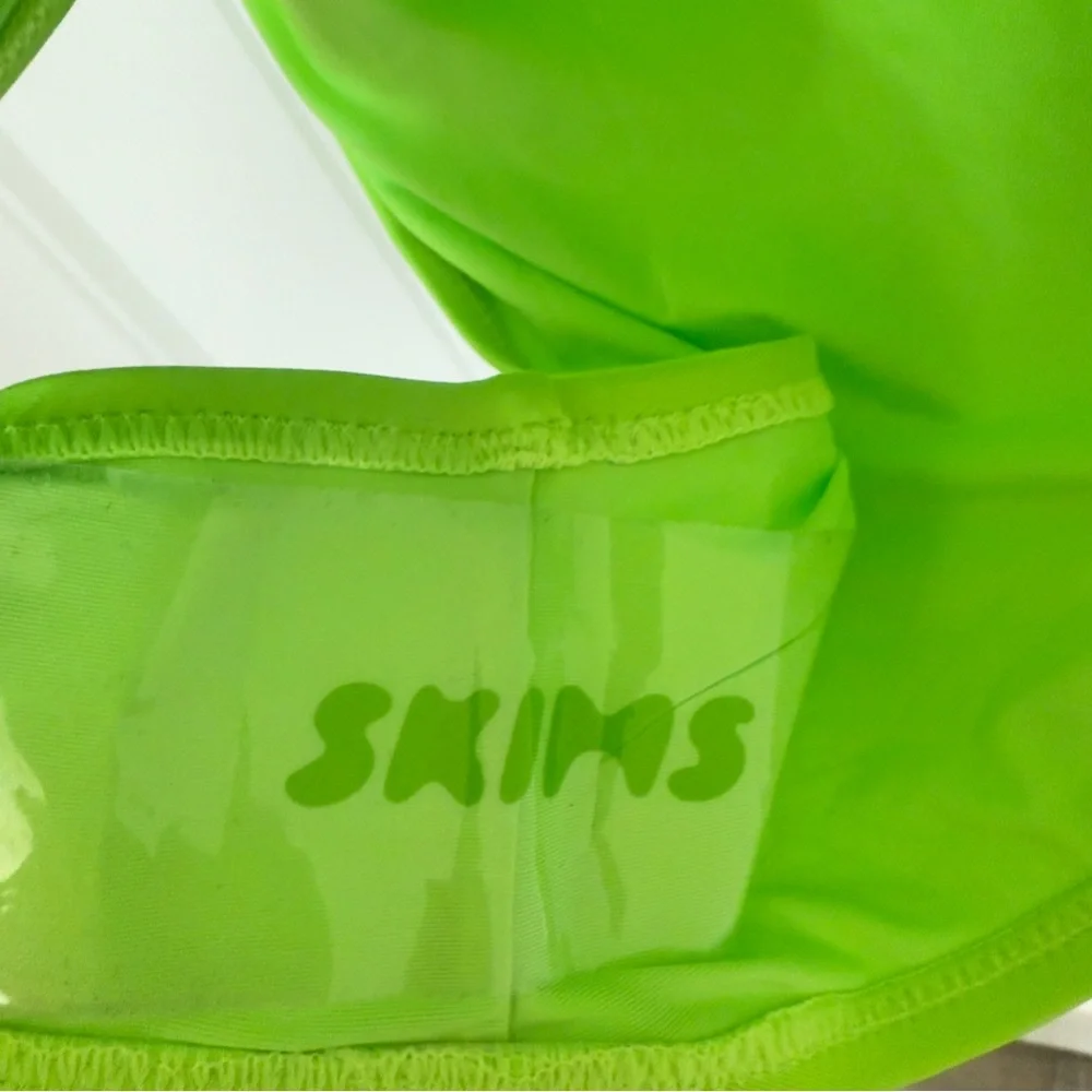SKIMS Neon Green One Piece Swimsuit - Picture 7 of 9